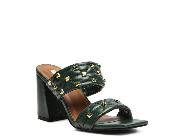 FISCHER BLOCK HEEL SANDALS