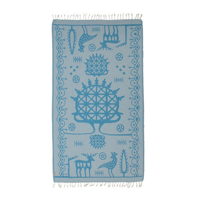 Hittite Peshtemal Pure Cotton Throw Blanket