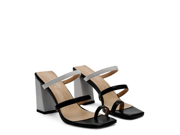 Marve Block Heel Thong Sandals