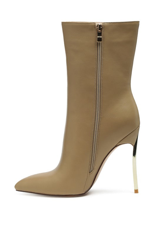 LONDON RAG OVER THE ANKLE STILETTO BOOT