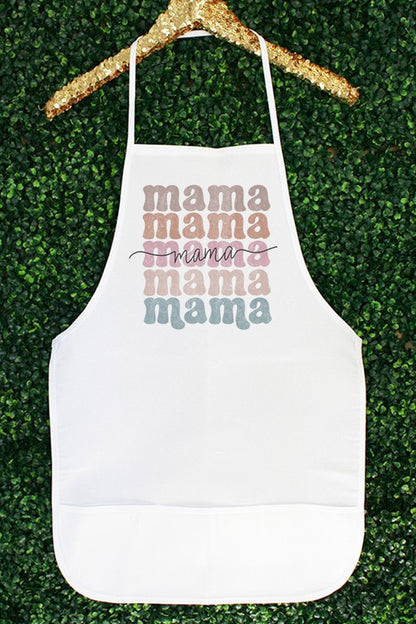 Light Color Mama Stack Kitchen Apron