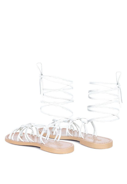 BAXEA HANDCRAFTED TIE UP STRING FLATS