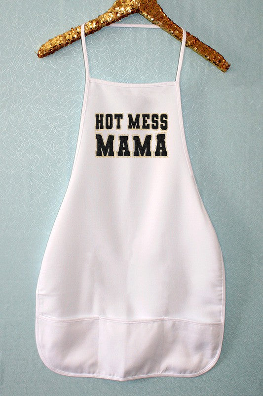 Hot Mess Mama Kitchen Graphic Apron
