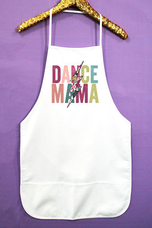 Dance Mama Floral Bolt Kitchen Graphic Apron