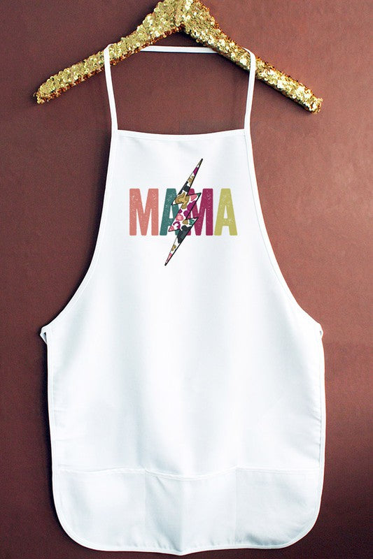 Mama Floral Bolt Kitchen Graphic Apron