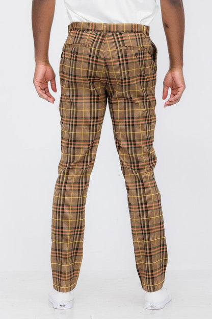 Weiv Mens Plaid Trouser Pants by BlakWardrob