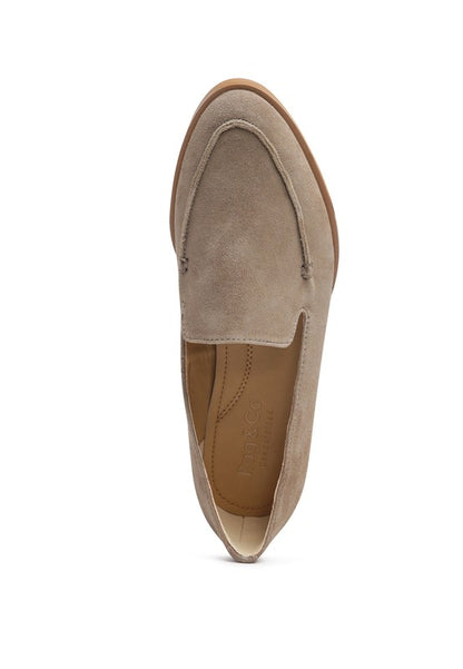 ANNA Leather Slip-On Loafers