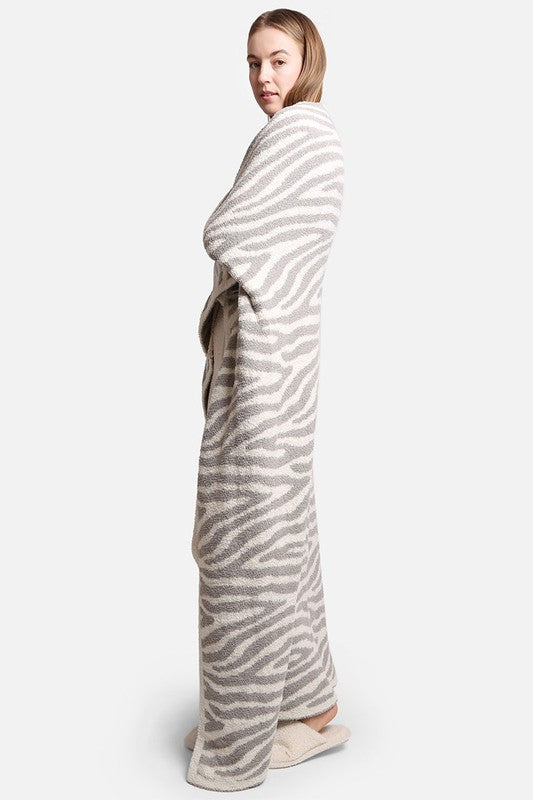 Zebra Pattern Luxury Soft Throw Blanket