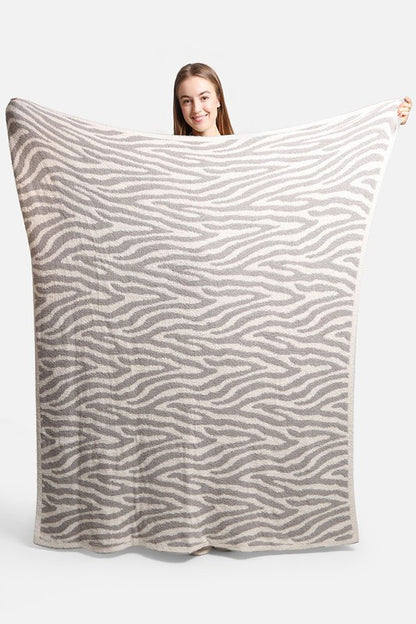 Zebra Pattern Luxury Soft Throw Blanket