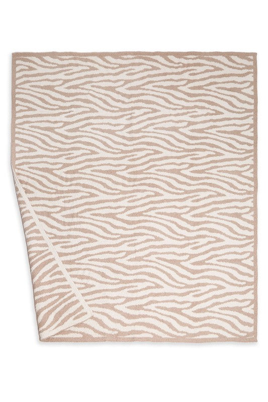 Zebra Pattern Luxury Soft Throw Blanket