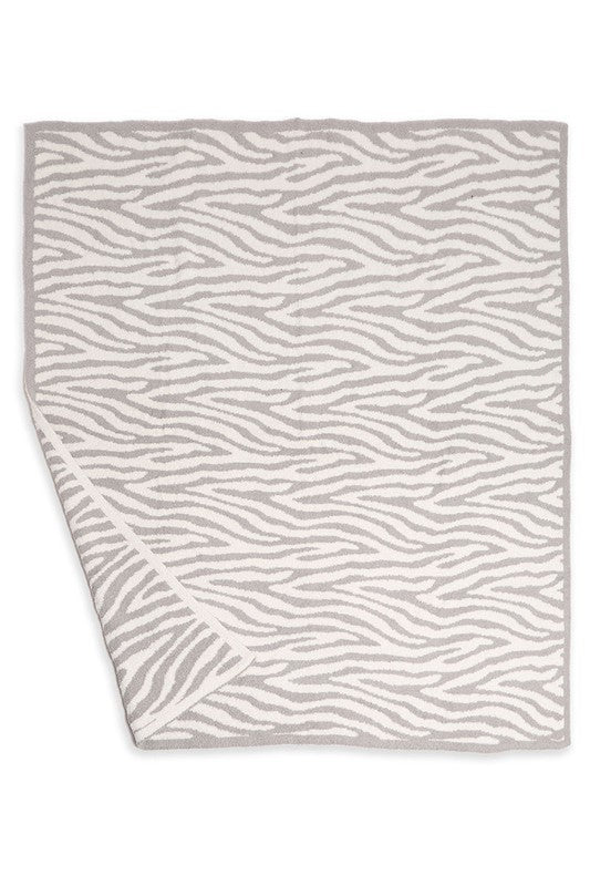 Zebra Pattern Luxury Soft Throw Blanket