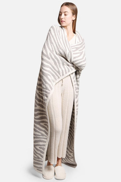 Zebra Pattern Luxury Soft Throw Blanket