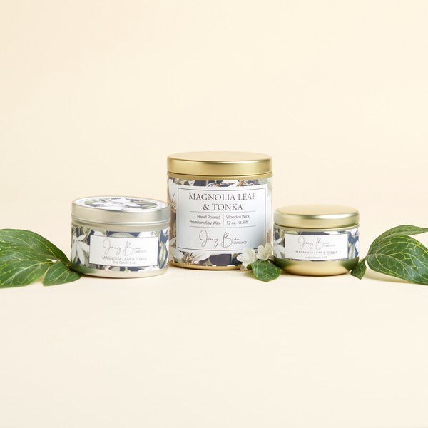 Magnolia Leaf and Tonka Candles