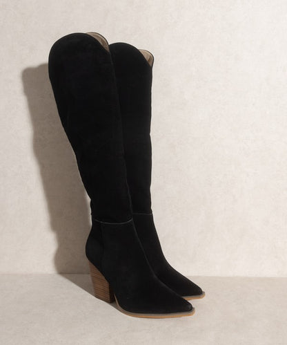 OASIS SOCIETY Clara - Knee-High Western Boots