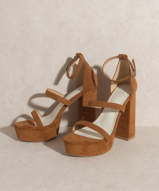 OASIS SOCIETY Raelynn - Suede Platform Heels