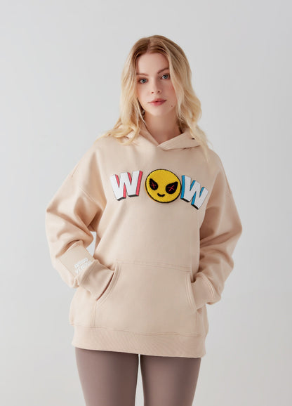 WOW  "Mood" Emoji Hoodie by Amoo