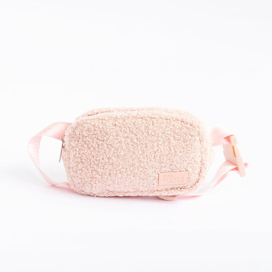 The Aspen Bag- Blush Pink Kids Belt Bag by Big Little Wish