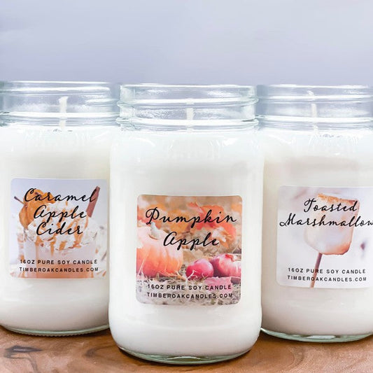 *16oz - Pure Soy Mason Jar Candle THEGSND LLC