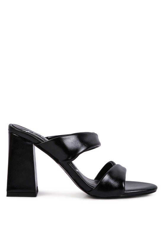 HOT MESS HIGH HEELED BLOCK SANDAL