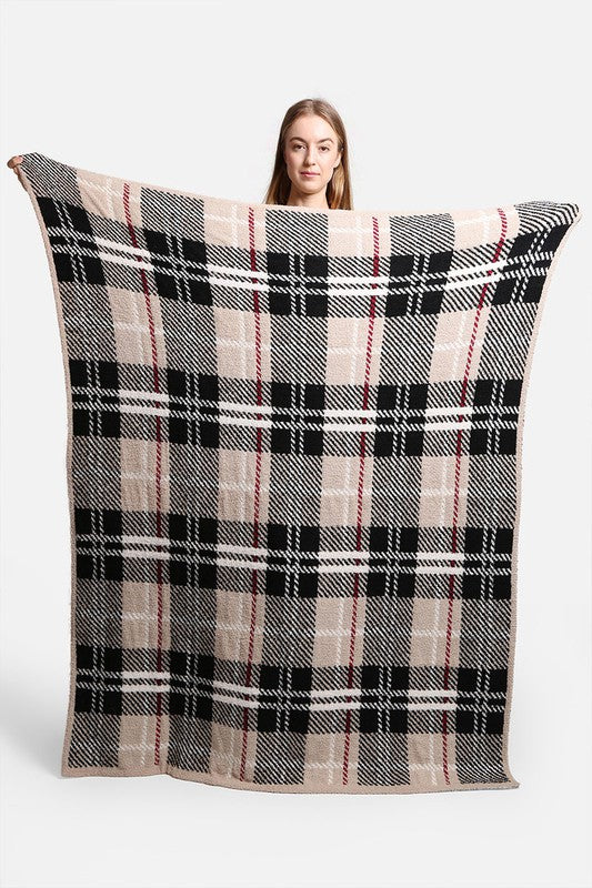 Tartan Plaid Pattern Luxury Soft Throw Blanket