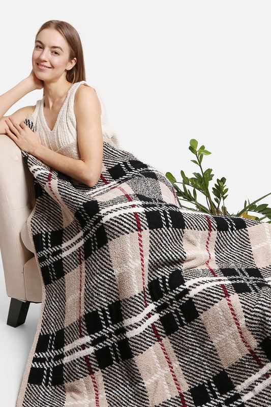 Tartan Plaid Pattern Luxury Soft Throw Blanket