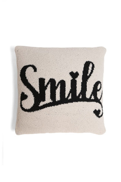 Luxury Soft Lettering Cushion Cover