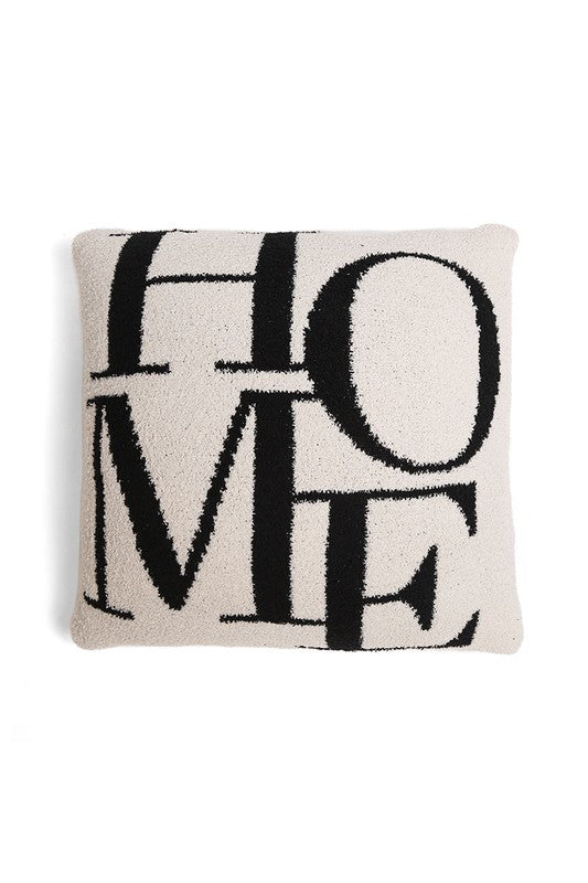 Luxury Soft Lettering Cushion Cover