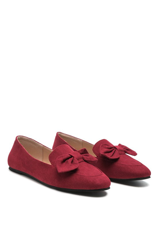 REMEE Front Bow Loafers