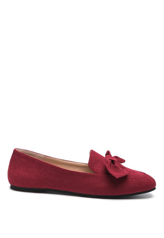 REMEE Front Bow Loafers