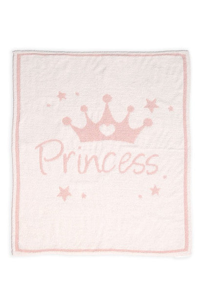 PRINCESS Print Kids Luxury Soft Throw Blanket