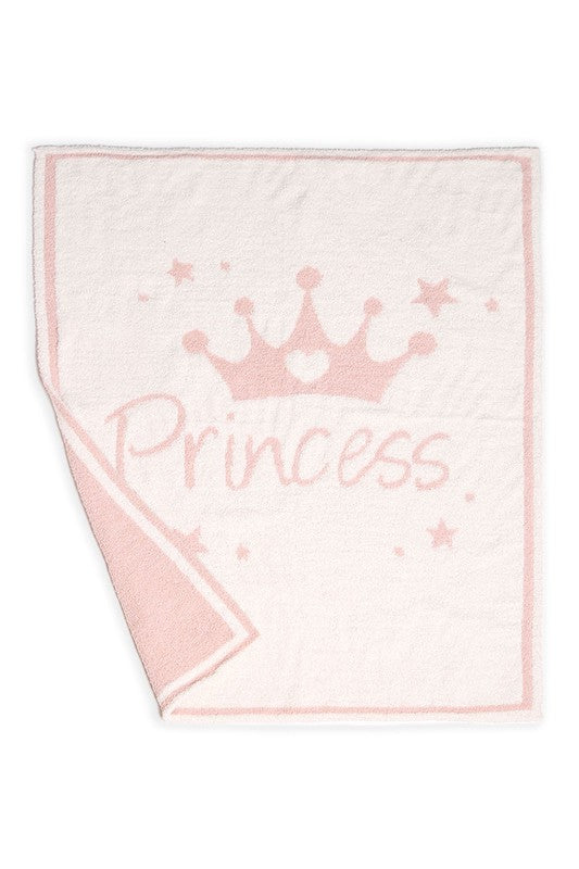 PRINCESS Print Kids Luxury Soft Throw Blanket