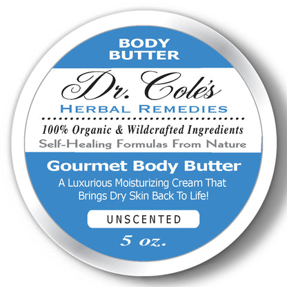 #15 - Two Gourmet Body Butters: Unscented and Honeysuckle by COLEHERBALS LLC