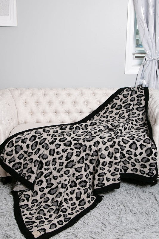 Leopard Print Luxury Soft Throw Blanket