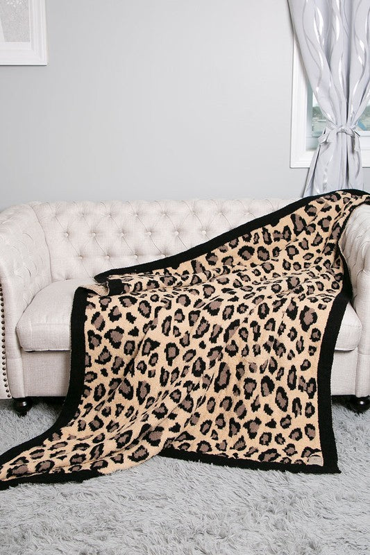 Leopard Print Luxury Soft Throw Blanket