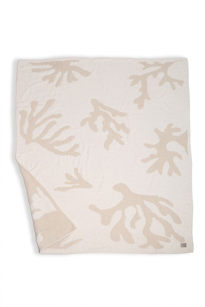 Coral Pattern Luxury Soft Throw Blanket