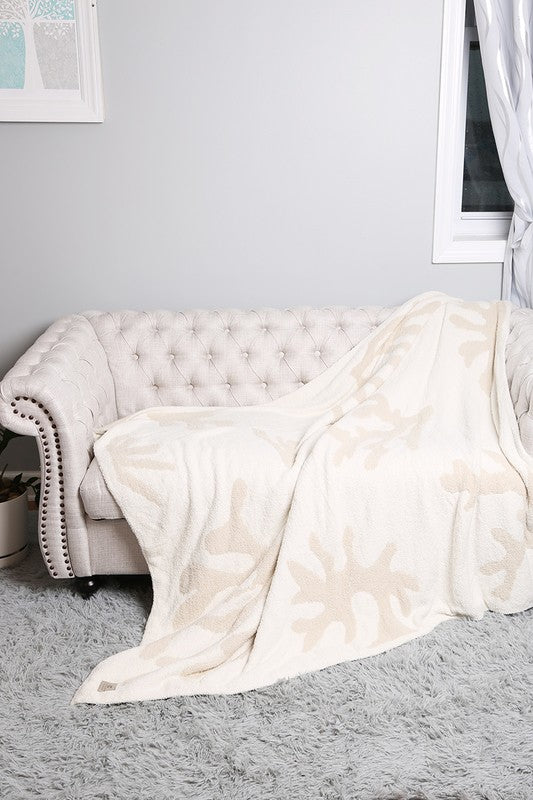 Coral Pattern Luxury Soft Throw Blanket