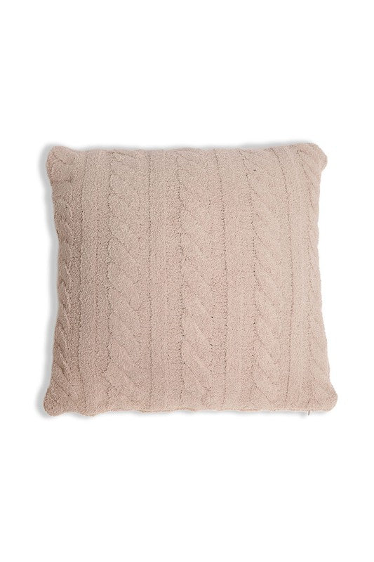 Braided Cable Knit Luxury Soft Cushion Cover