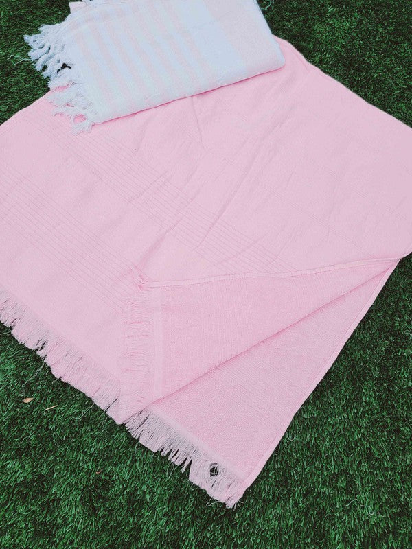 One sided Terry Towel - Sand free - Light Pink