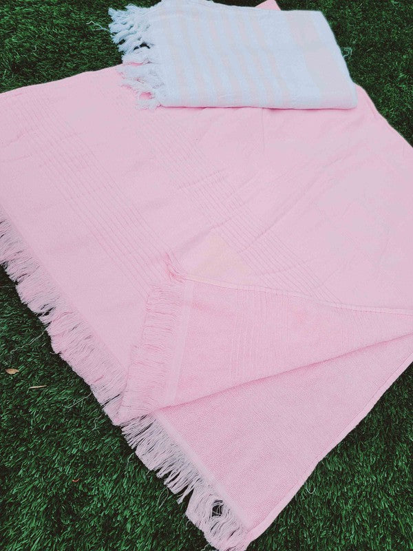 One sided Terry Towel - Sand free - Light Pink