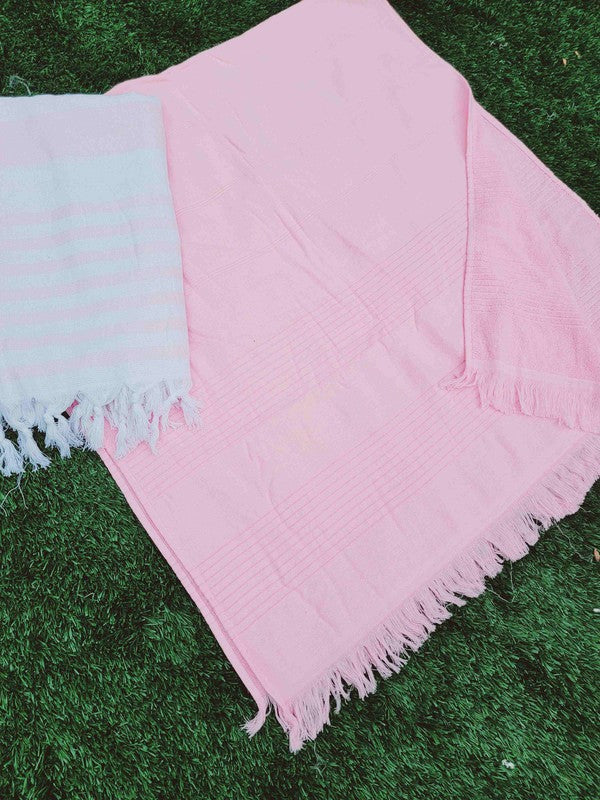 One sided Terry Towel - Sand free - Light Pink