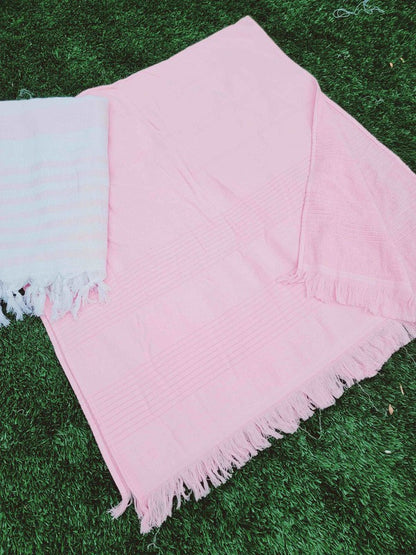 One sided Terry Towel - Sand free - Light Pink