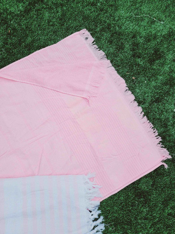 One sided Terry Towel - Sand free - Light Pink