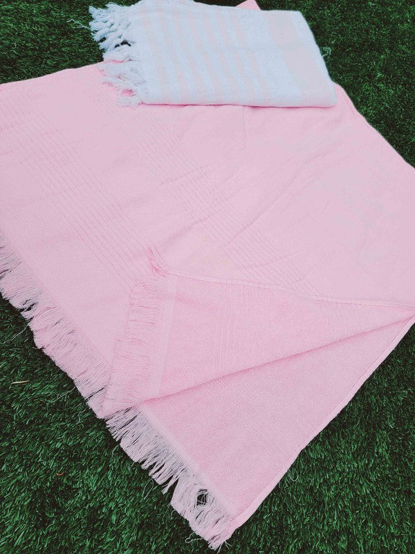 One sided Terry Towel - Sand free - Light Pink