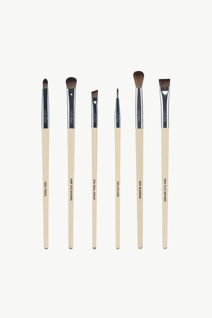 Lafeel Full Eye Brush Set in Taupe