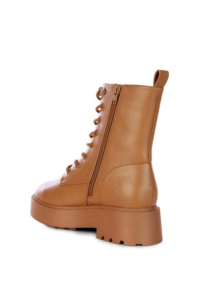 Molsh Faux Leather Ankle Biker Boots