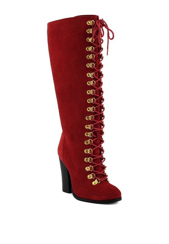 SLEET-SLAY Antique Heeled Calf Boot