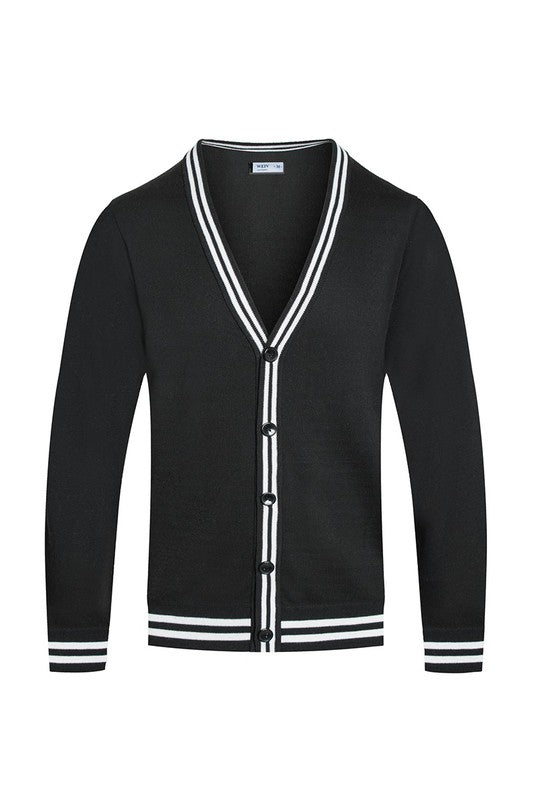 Tow Stripes Cardigan by BlakWardrob