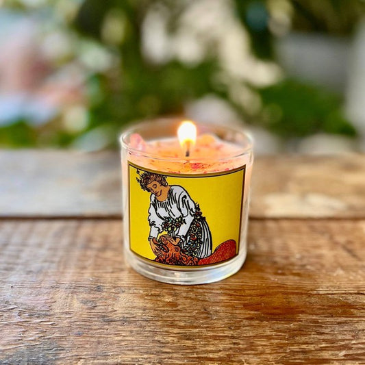 6oz Strength Tarot Candle