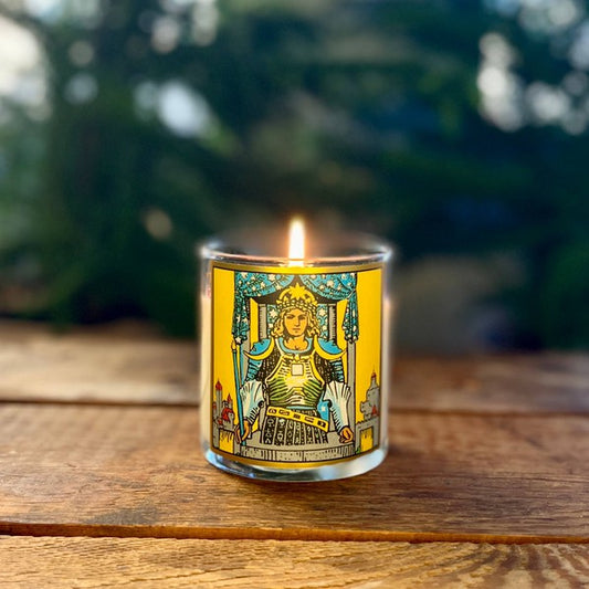 8.5oz Chariot Tarot Candle