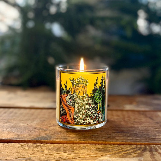 8.5oz Empress Tarot Candle